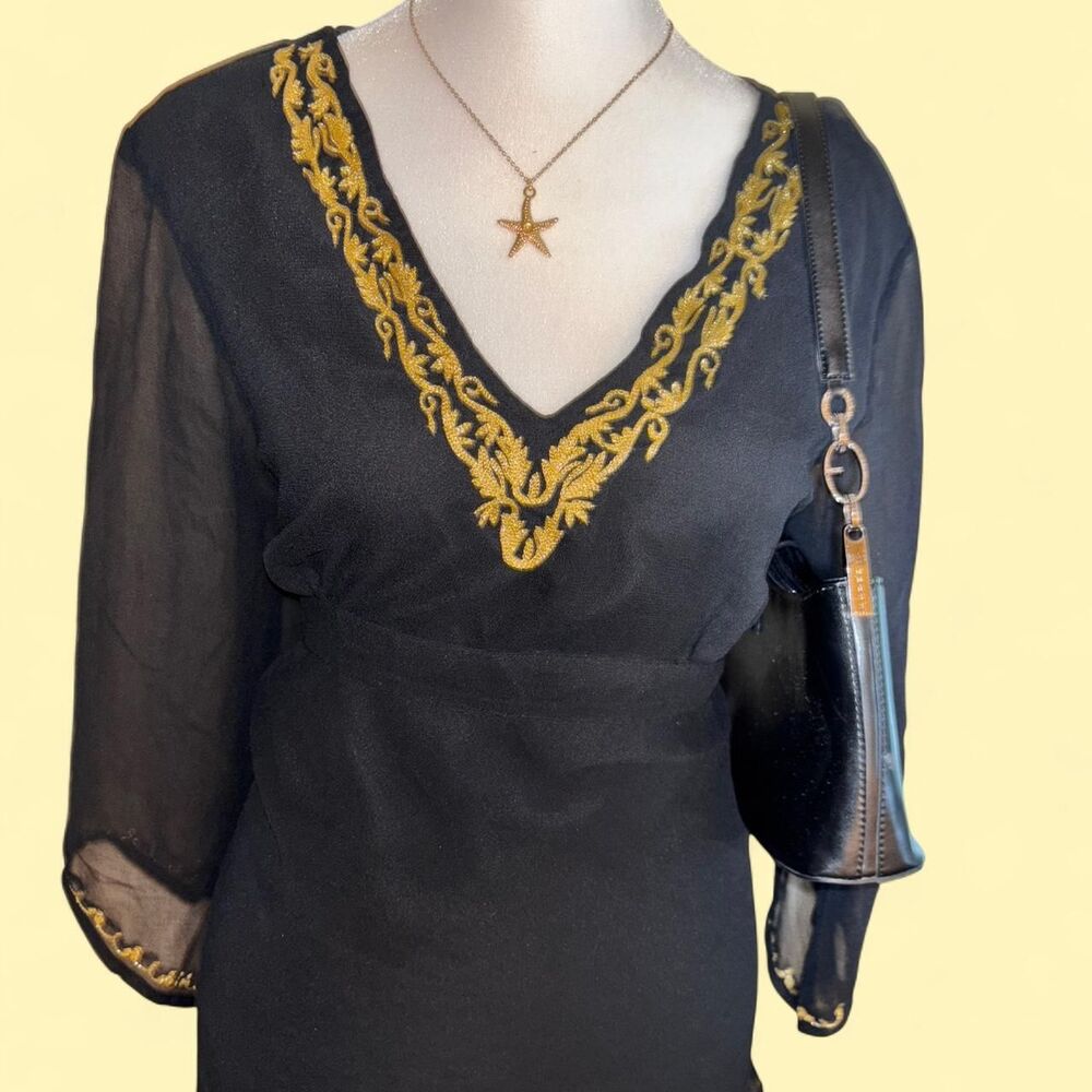 sheer y2k blouse